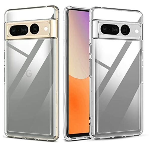 Wecare für Google Pixel 7 Pro Hülle Transparent Vergilbungsfrei, Ultradünne TPU Schutzhülle Pixel 7 Pro Hülle, Kratzfestigkeit Stoßfeste Haltbarkeit Handyhülle Pixel 7 Pro Case, Diamond Series