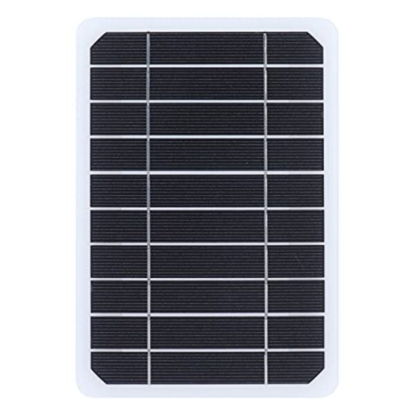 5W 5V Solarmodul, das Mobiles Netzteil Auflädt Outdoor-Solar-Ladegerät Monokristallin