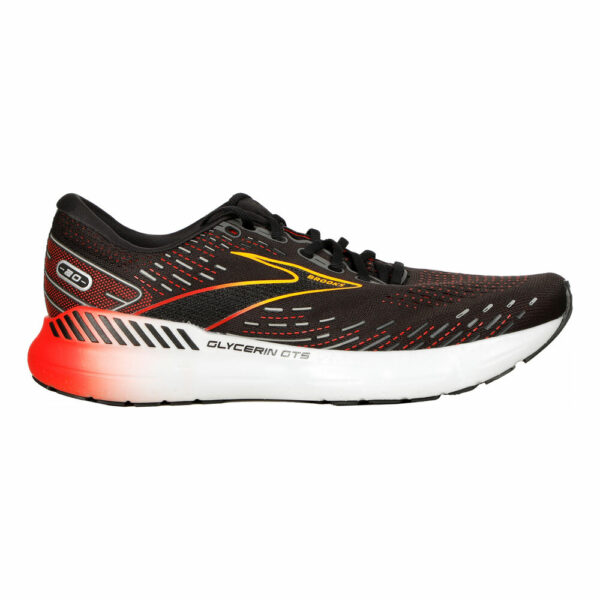 Brooks Glycerin GTS 20 Stabilitätsschuh Herren - Schwarz, Rot, Größe 41