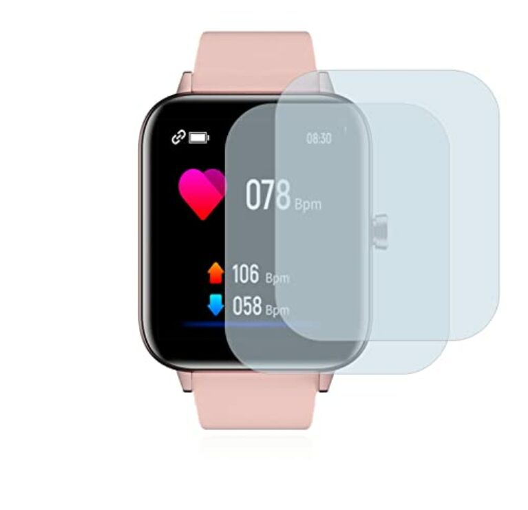 brotect 2x Full-Cover Schutzfolie kompatibel mit Cubot C7 Smartwatch Full-Screen Displayschutz-Folie [3D Curved, Anti-Fingerprint, Kristall-Klar]