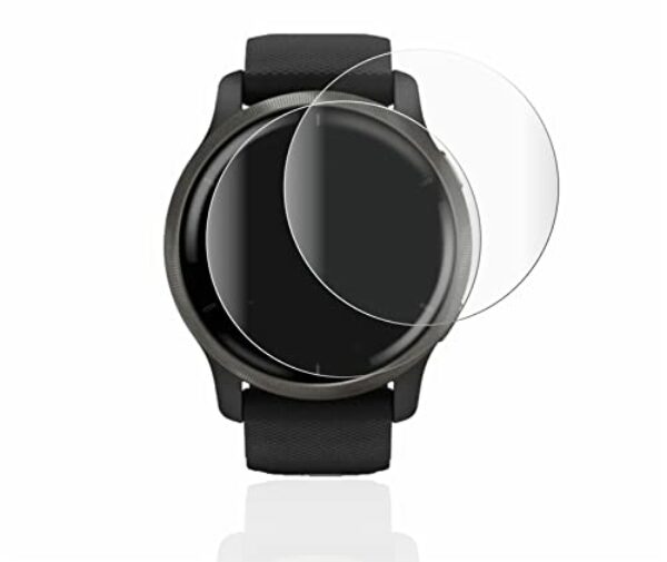 brotect 2x Full-Cover Schutzfolie kompatibel mit Garmin Venu 2 Full-Screen Displayschutz-Folie [3D Curved, Anti-Fingerprint, Kristall-Klar]