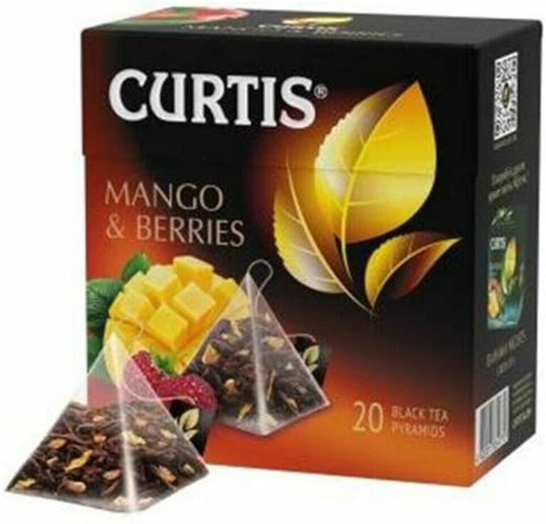 Curtis Tee mit Pyramidenbeutel verschiedene Sorten Pyramid tea (Schwarztee Mango & Berries)