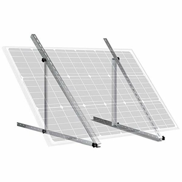 ECO-WORTHY 41" (104cm) Solarmodul Halterung mit Einstellbarem Winkel, Solarpanel Halterung für Boot, Wohnmobil, Dach, Off-Grid-System (41-Zoll-Länge)