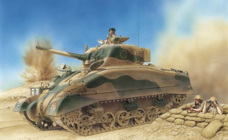 El Alamein Sherman (w/ Magic Tracks)