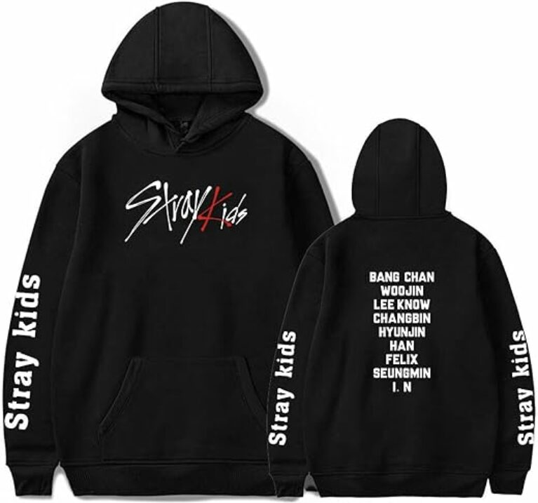 Flyself Damen Kpop Stray Kids Kapuzenpullover Hip hop Streetwear Bang Chan Changbin Hyunjin Felix Seungmin Jeongin Jisung Minho Woojin Hoodie Sweatshirts Pullover