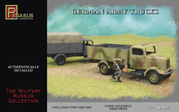 German Army Trucks WW II (2 per box)