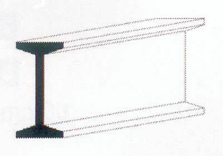 I-Profil, 350x1,5x1,2 mm, 4 Stück