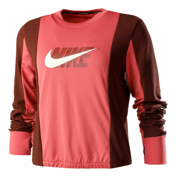 Nike DF Icon Clash Longsleeve Damen - Koralle, Größe L