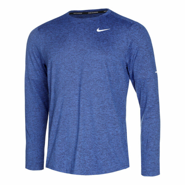 Nike Dri-Fit Element Crew Longsleeve Herren - Blau, Größe S