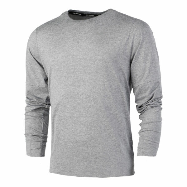 Nike Dri-Fit Element Crew Longsleeve Herren - Grau, Größe L