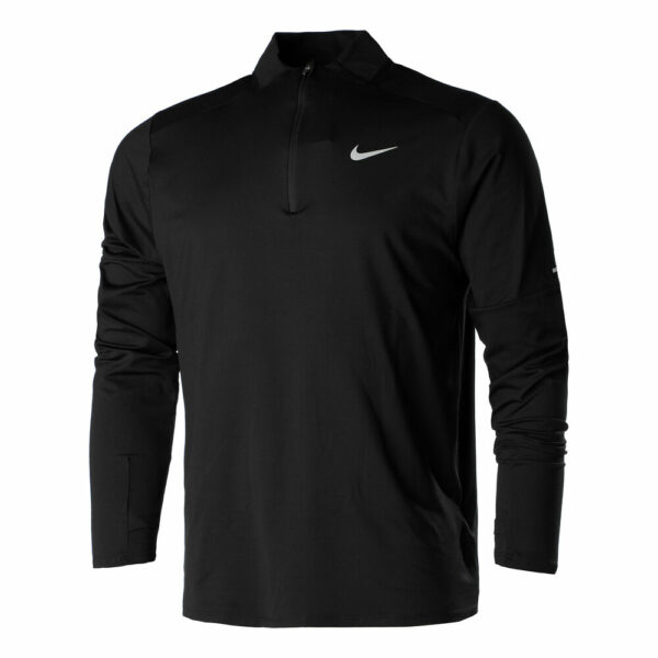 Nike Dri-Fit Element Half-Zip Lauftop Herren - Schwarz, Größe L