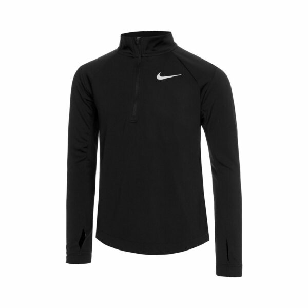 Nike Dri-Fit Longsleeve Mädchen - Schwarz, Größe XS