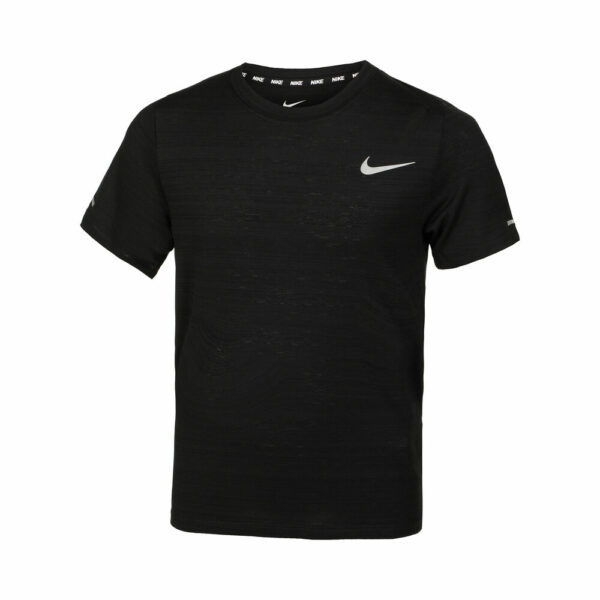 Nike Dri-Fit Miler T-Shirt Jungen - Schwarz, Größe S