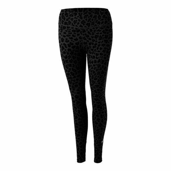 Nike Dri-Fit One Mid-Rise Printed Tight Damen - Schwarz, Größe XS