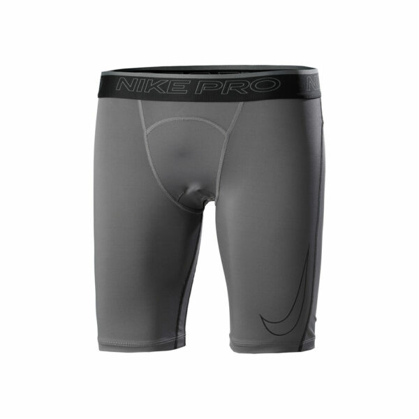 Nike Dri-Fit Pro Long Shorts Herren - Grau, Schwarz, Größe L