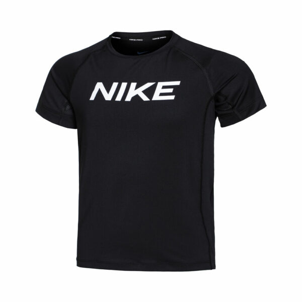 Nike Dri-Fit Pro T-Shirt Jungen - Schwarz, Weiß, Größe XS