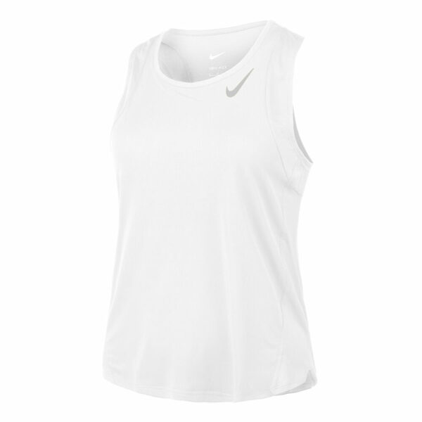 Nike Dri-Fit Race Tank-Top Damen - Weiß, Grau, Größe L