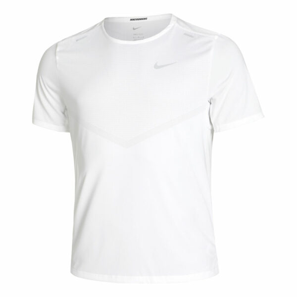 Nike Dri-Fit Rise 365 T-Shirt Herren - Weiß, Silber, Größe S