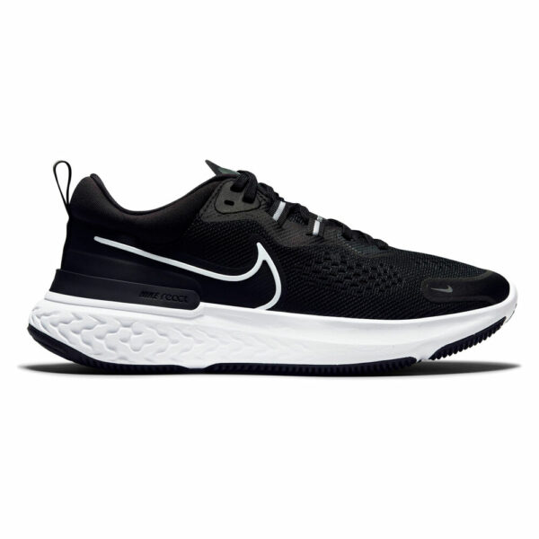 Nike Miler React 2 Neutralschuh Damen - Schwarz, Weiß, Größe 40.5