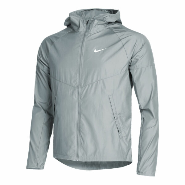 Nike Miler Repel Laufjacke Herren - Grau, Größe XXL