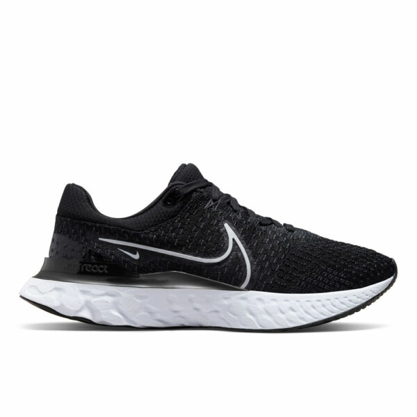 Nike React Infinity Run Flyknit 3 Neutralschuh Herren - Schwarz, Weiß, Größe 44