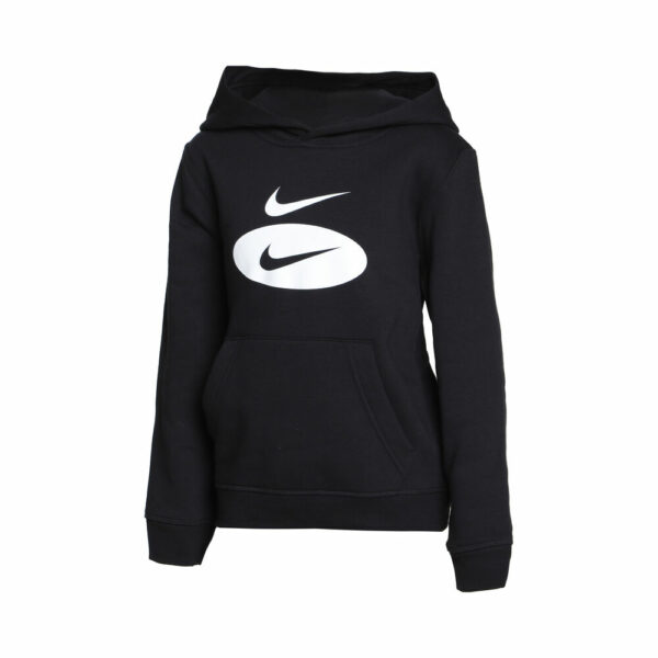 Nike Sportswear Core HBR Hoody Jungen - Schwarz, Weiß, Größe S