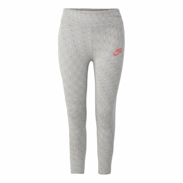 Nike Sportswear Essential All Over Print Tight Mädchen - Hellgrau, Mehrfarbig, Größe L