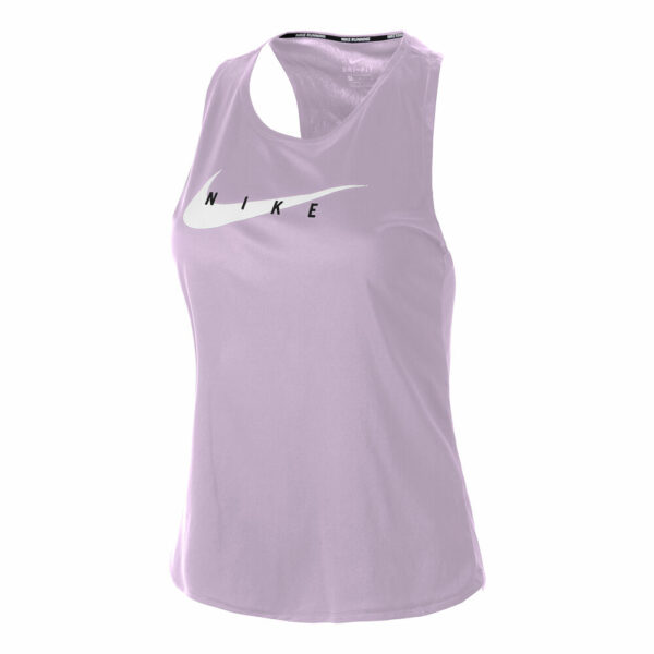 Nike Swoosh Tank-Top Damen - Flieder, Weiß, Größe XS