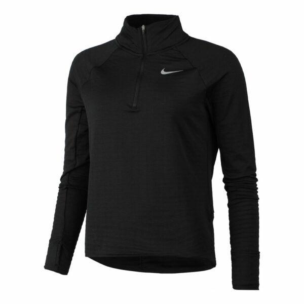 Nike Therma-Fit Element Half-Zip Longsleeve Damen - Schwarz, Größe L