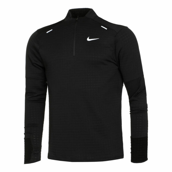 Nike Therma-Fit Repel Element Half-Zip Longsleeve Herren - Schwarz, Größe L