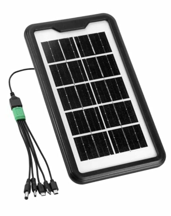 QWORK® Solar Handy Ladegerät Mini USB Solarpanel für Outdoor Aktivitäten - 3.5W 600mA 9V - IP65 Wasserdicht