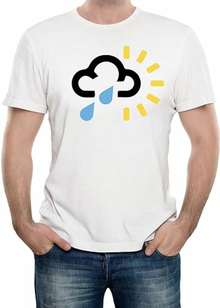 Reality Glitch UK Weather Forecast Symbol Mens T-Shirt