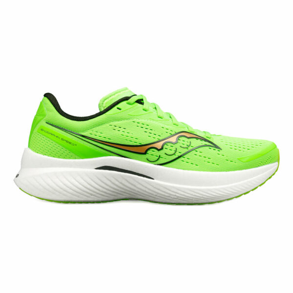 Saucony Endorphin Speed 3 Wettkampfschuh Herren - Neongrün, Gold, Größe 42