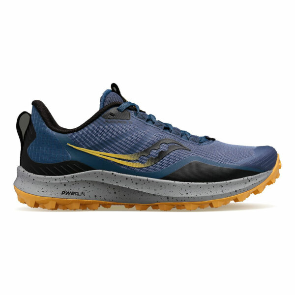 Saucony Peregrine 12 Trailschuh Damen - Grau, Gelb, Größe 38