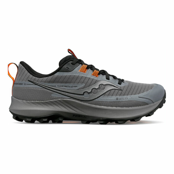 Saucony Peregrine 13 GTX Trailschuh Herren - Grau, Schwarz, Größe 42