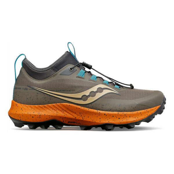 Saucony Peregrine 13 ST Trailschuh Herren - Grau, Blau, Größe 47