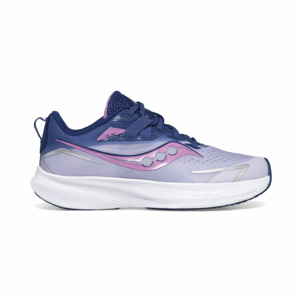 Saucony Ride 15 Neutralschuh Kinder - Flieder, Blau, Größe 38