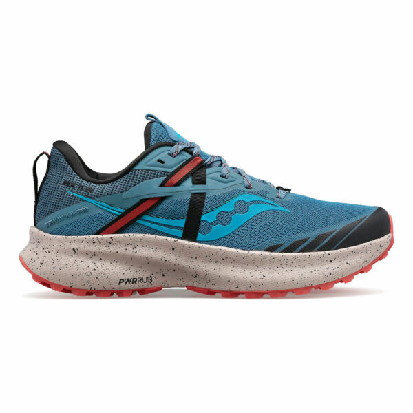 Saucony Ride 15 TR Trailschuh Damen - Blau, Schwarz, Größe 40.5