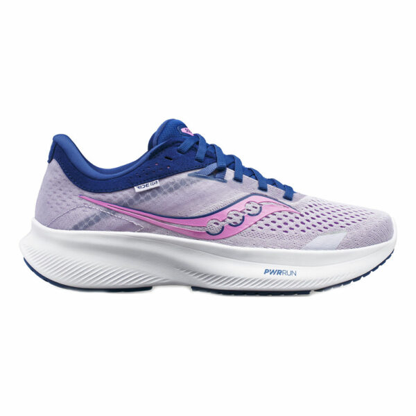 Saucony Ride 16 Neutralschuh Damen - Flieder, Dunkelblau, Größe 37.5