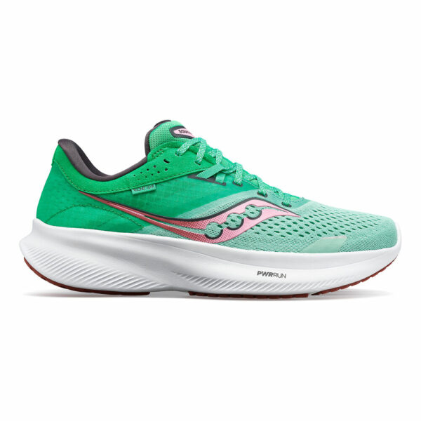 Saucony Ride 16 Neutralschuh Damen - Grün, Größe 37.5