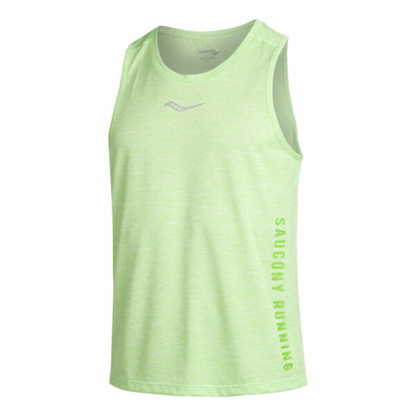 Saucony Stopwatch Graphic Tank-Top Herren - Mehrfarbig, Größe L