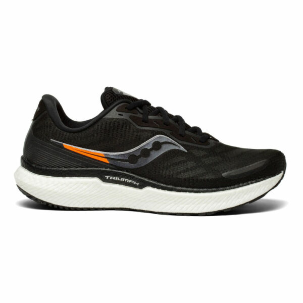 Saucony Triumph 19 Neutralschuh Herren - Schwarz, Weiß, Größe 46