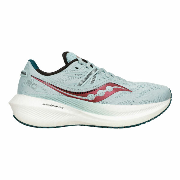 Saucony Triumph 20 Neutralschuh Damen - Grau, Berry, Größe 38.5