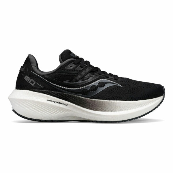 Saucony Triumph 20 Neutralschuh Damen - Schwarz, Weiß, Größe 37