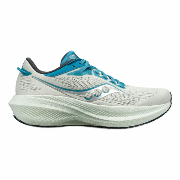 Saucony Triumph 21 Neutralschuh Damen - Weiß, Hellblau, Größe 40.5