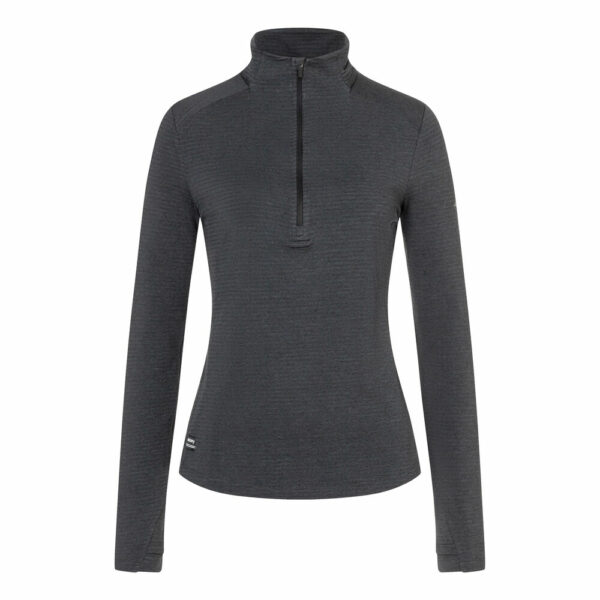 Saucony Triumph 3D Half-Zip Lauftop Damen - Schwarz, Größe L