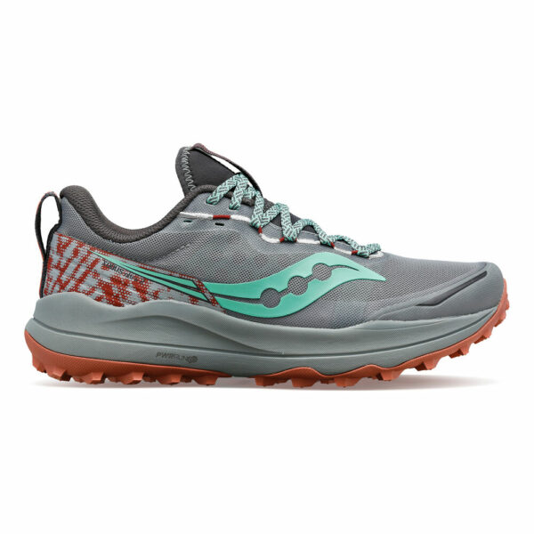 Saucony Xodus Ultra 2 Neutralschuh Damen - Grau, Türkis, Größe 38.5