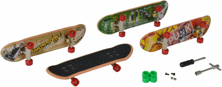 Simba 103302163 - Finger Skateboard 4er Set