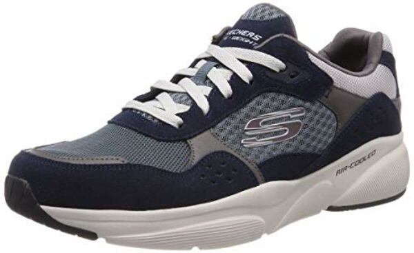 Skechers Men's Meridian-OSTWALL Trainers, Blue (Navy Blue Nvbl), 7 (41 EU)