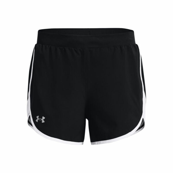 Under Armour Fly By Elite 5in Shorts Damen - Schwarz, Weiß, Größe L